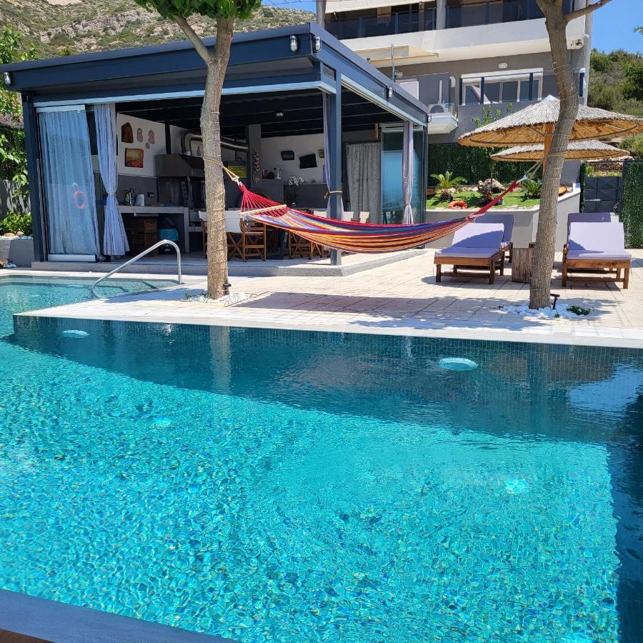 Stergiou Luxury Apartments With Shared Pool Anáviszosz Kültér fotó